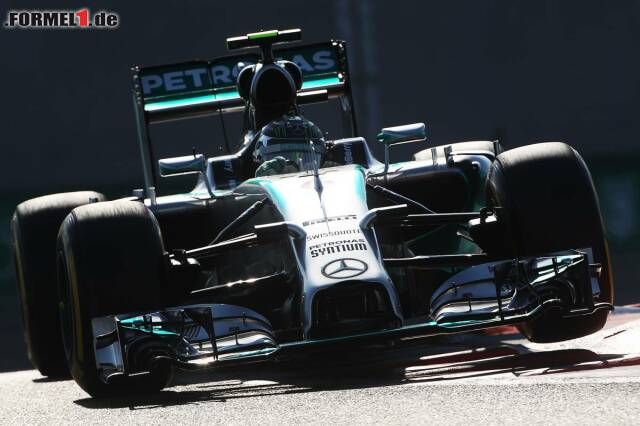 Foto zur News: Nico Rosberg holte sich die Pole-Position für das Saisonfinale in Abu Dhabi