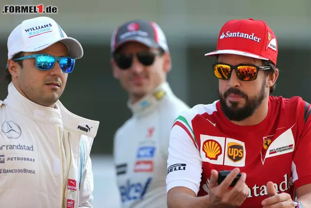 Foto zur News: Fernando Alonso und Felipe Massa