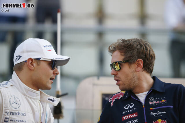 Foto zur News: Valtteri Bottas und Sebastian Vettel