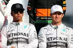 Foto zur News: Nico Rosberg (Mercedes) und Lewis Hamilton (Mercedes)