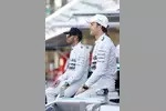 Foto zur News: Lewis Hamilton (Mercedes) und Nico Rosberg (Mercedes)