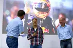 Foto zur News: Christian Horner, Sebastian Vettel und Adrian Newey