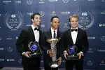 Gallerie: Daniel Ricciardo (Red Bull), Lewis Hamilton und Nico Rosberg (Mercedes)