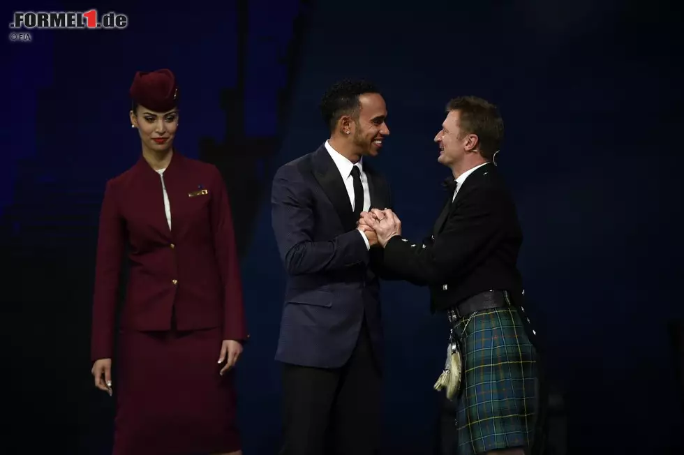 Foto zur News: Lewis Hamilton (Mercedes) und Allan McNish