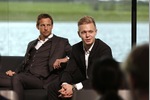Foto zur News: Kevin Magnussen und Jenson Button (McLaren)