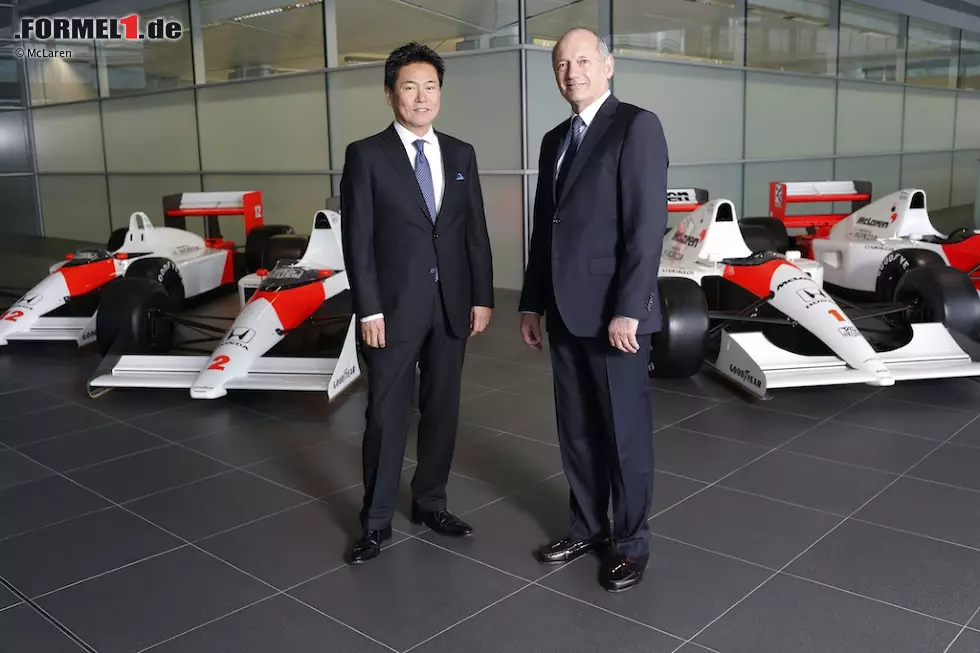 Foto zur News: Ron Dennis und Yasuhisa Arai