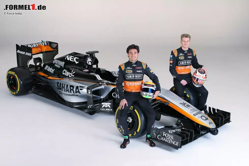 Foto zur News: Sergio Perez und Nico Hülkenberg