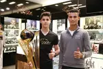 Foto zur News: Das österreichische Nachwuchstalent Thomas Preining und Pascal Wehrlein (Mercedes)