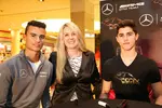 Gallerie: Pascal Wehrlein (Mercedes) und das österreichische Nachwuchstalent Thomas Preining