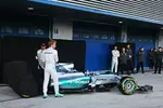 Foto zur News: Nico Rosberg (Mercedes) und Lewis Hamilton (Mercedes)