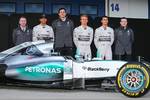 Foto zur News: Lewis Hamilton (Mercedes), Toto Wolff, Nico Rosberg (Mercedes) und Pascal Wehrlein (Mercedes DTM)