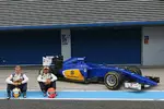 Foto zur News: Marcus Ericsson (Sauber) und Felipe Nasr (Sauber)