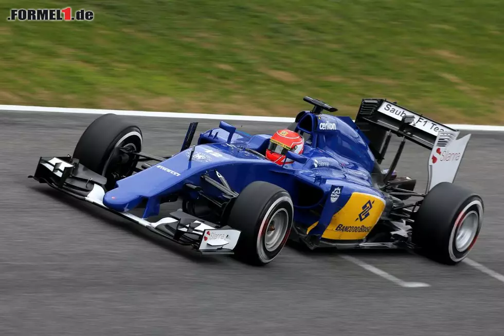 Foto zur News: Dritter Testtag, dritte Bestzeit für Ferrari-Power - diesmal aber nicht für das Werks-, sondern für das Sauber-Kundenteam mit Grand-Prix-Rookie Felipe Nasr am Steuer.