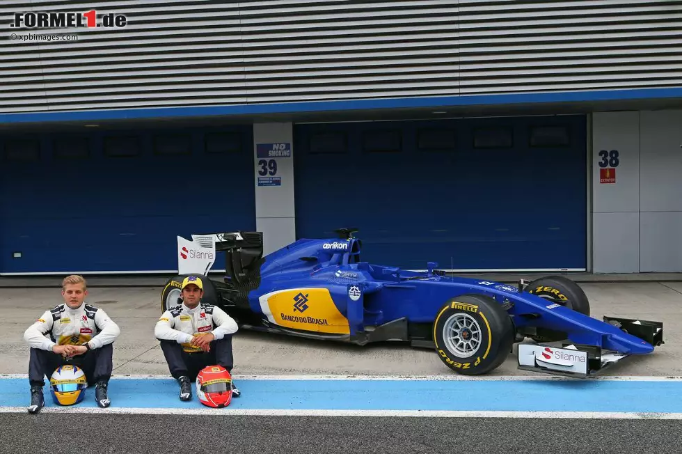 Foto zur News: Marcus Ericsson (Sauber) und Felipe Nasr (Sauber)