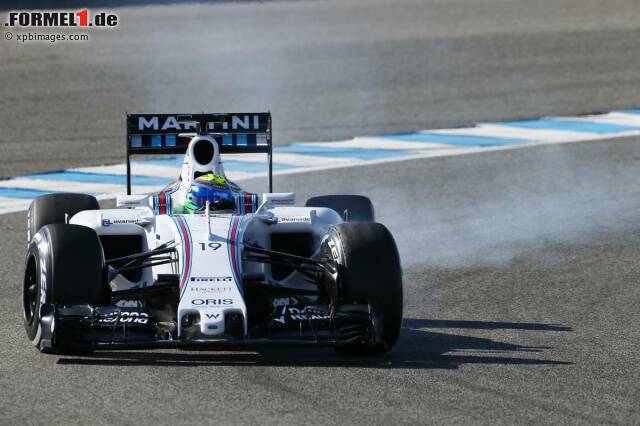 Foto zur News: Felipe Massa hatte einen unauffälligen Tag zu verzeichnen. Der Brasilianer hatte im Williams keine nennenswerten Probleme und kam auf Rang fünf.