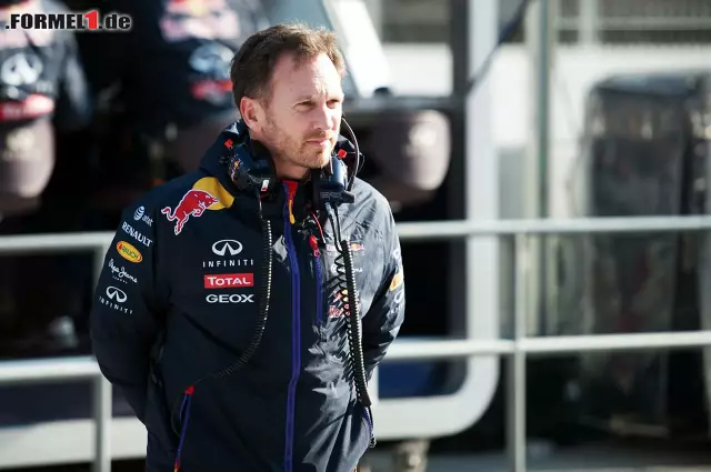 Foto zur News: Christian Horner ist mit dem Renngeschehen derzeit nicht zufrieden