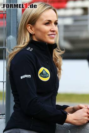 Foto zur News: Die neue Beauty-Queen der Formel 1: Carmen Jorda ist Entwicklungsfahrerin.