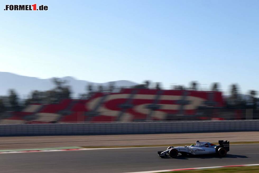Foto zur News: Felipe Massa ist gut zwei Zehntelsekunden langsamer, fährt seine schnellste Runde im Gegensatz zu Hamilton aber auf superweichen Reifen.