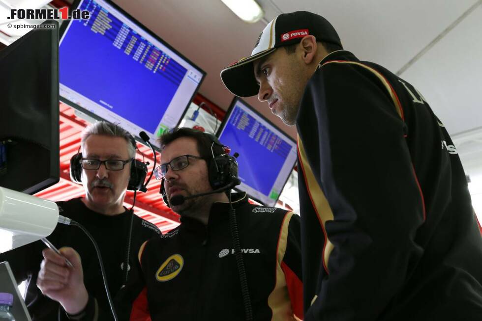 Foto zur News: Romain Grosjean (Lotus) und Pastor Maldonado (Lotus)
