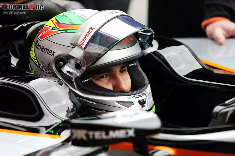 Foto zur News: Sergio Perez (Force India)