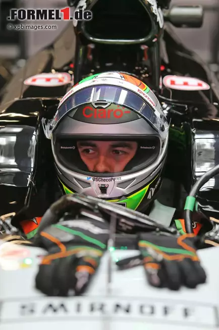 Foto zur News: Sergio Perez (Force India)