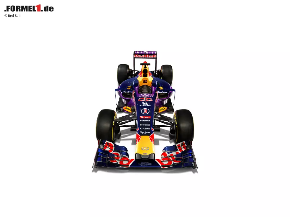 Foto zur News: Lackierung des Red-Bull-Renault RB11 für die Formel-1-Saison 2015