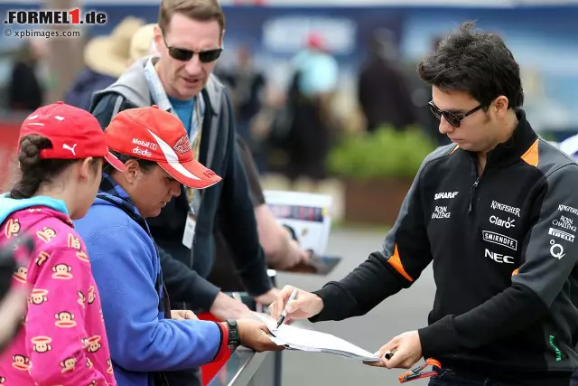 Sergio Perez (Force India) Foto zur News: Sergio Perez (Force India)