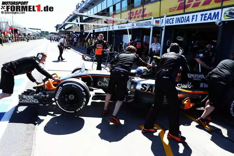 Foto zur News: Sergio Perez (Force India)