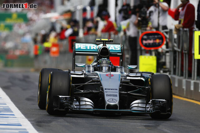 Foto zur News: ...Nico Rosberg gleich einmal 0,594 Sekunden ab. Der Deutsche erwischte allerdings auch keine perfekte Runde