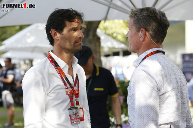 Foto zur News: Mark Webber mit David Coulthard