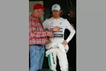 Foto zur News: Niki Lauda und Nico Rosberg (Mercedes)