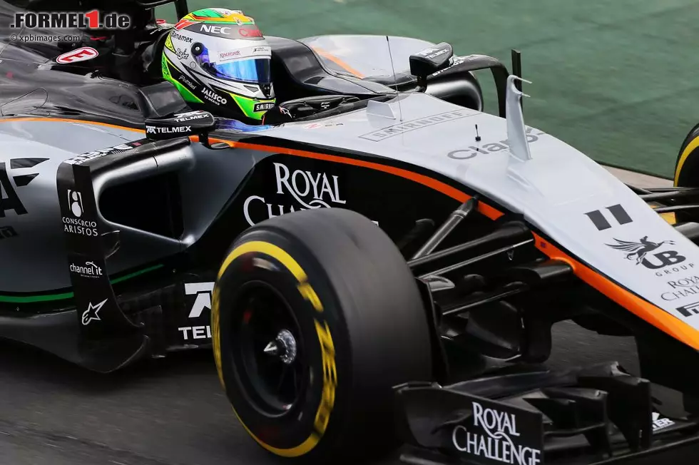 Foto zur News: Sergio Perez (Force India)