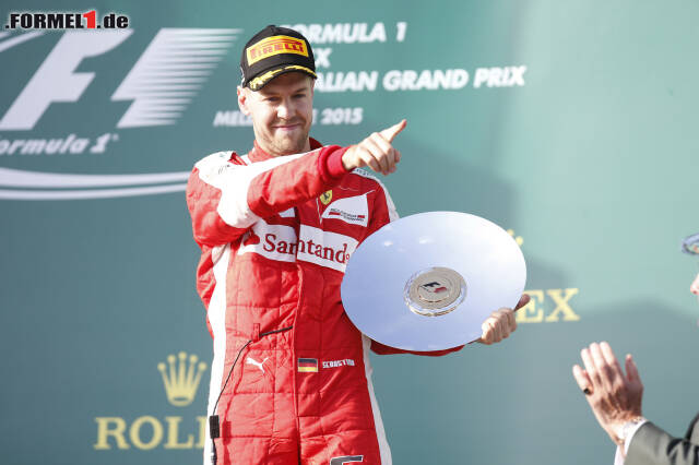 Foto zur News: Sebastian Vettel weiß, dass er sich bei seinem Team zu bedanken hat