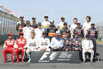 Das Formel-1-Fahrer-Feld zu Beginn der Saison in Melbourne