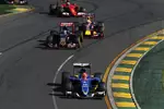 Foto zur News: Felipe Nasr (Sauber), Carlos Sainz jun. (Toro Rosso), Daniel Ricciardo (Red Bull), Kimi Räikkönen (Ferrari) und Max Verstappen (Toro Rosso)