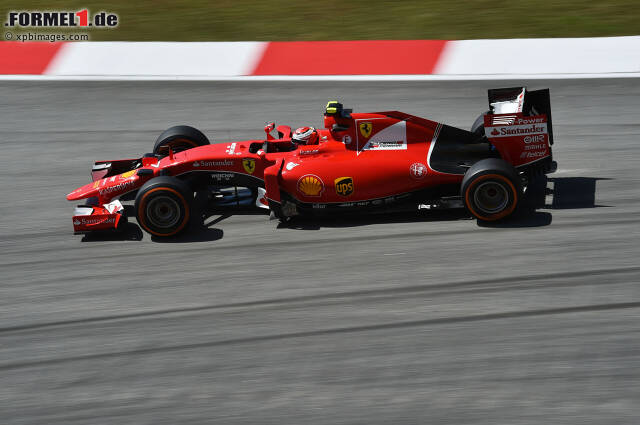 Foto zur News: Kimi Räikkönen überzeugte auf dem zweiten Rang mit 0,373 Sekunden Rückstand auf den amtierenden Weltmeister