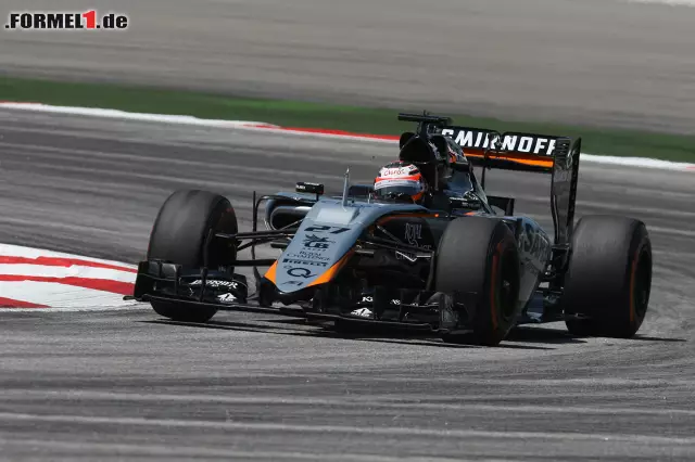 Nico Hülkenberg belegte am Freitagnachmittag mit 2,540 Sekunden Rückstand einen enttäuschenden 15. Rang Foto zur News: Nico Hülkenberg belegte am Freitagnachmittag mit 2,540 Sekunden Rückstand einen enttäuschenden 15. Rang