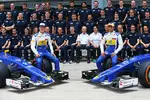 Foto zur News: Marcus Ericsson (Sauber) und Felipe Nasr (Sauber)