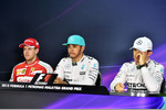 Gallerie: Sebastian Vettel (Ferrari), Lewis Hamilton (Mercedes) und Nico Rosberg (Mercedes)