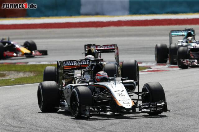 Foto zur News: Der Grand Prix von Malaysia nahm für Force India kein gutes Ende