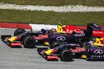 Foto zur News: Daniil Kwjat (Red Bull) und Daniel Ricciardo (Red Bull)