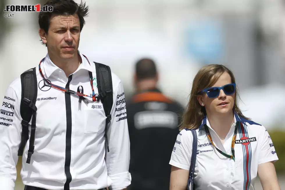 Foto zur News: Toto Wolff und Susie Wolff