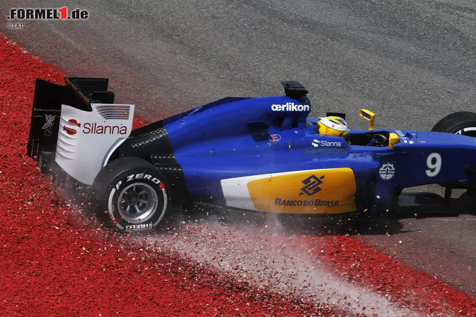 Foto zur News: Aus und vorbei: Marcus Ericsson (Sauber) im Kies