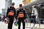 Foto zur News: Nico Hülkenberg (Force India) und Sergio Perez (Force India)