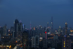 Foto zur News: Blick auf Schanghai am Mittwochabend