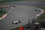Foto zur News: Felipe Massa (Williams), Valtteri Bottas (Williams) und Felipe Nasr (Sauber)
