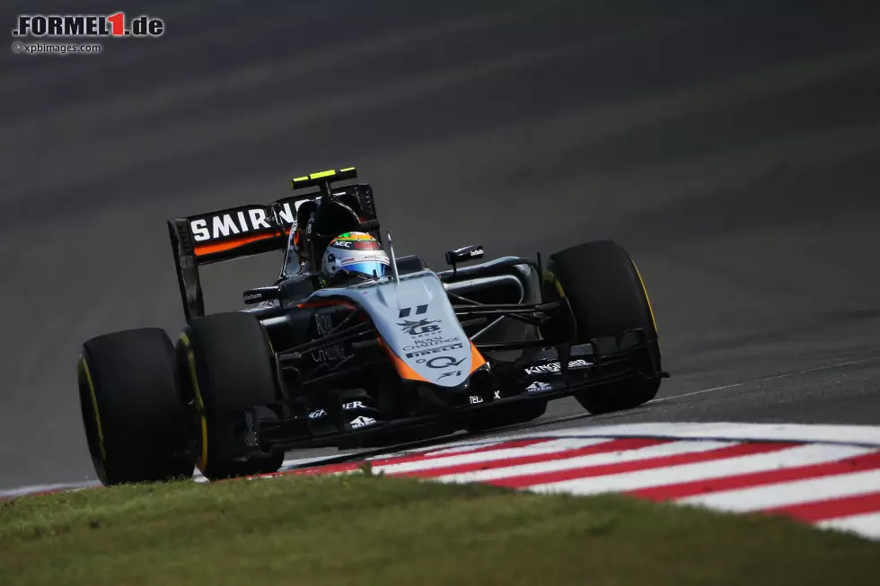 Foto zur News: Sergio Perez (Force India)