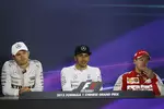 Gallerie: Lewis Hamilton (Mercedes), Nico Rosberg (Mercedes) und Sebastian Vettel (Ferrari)