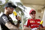 Gallerie: Lewis Hamilton (Mercedes) und Sebastian Vettel (Ferrari)