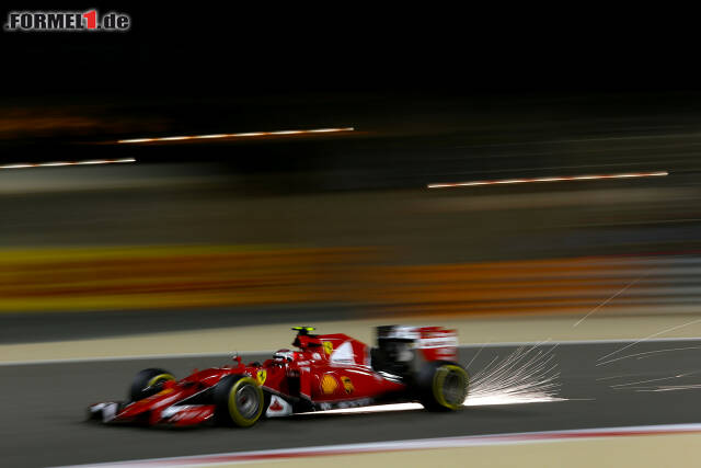 Foto zur News: Kimi Räikkönen war das ganze Wochenende knapp an Vettel dran, doch im alles entscheidenden Durchgang hing der Finne dann doch etwas zurück - Rang vier mit 0,656 Sekunden Rückstand